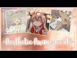 We have also includes some surprise and character ids for you. Aesthetic Anime Icon Decals Decal Id For Your Royale High Journal ãƒ¾ ï¾Ÿ ï¾Ÿã‚ž Zushi Youtube In 2021 Anime Decals Aesthetic Anime Anime Icons