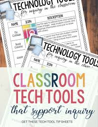 Classroom Tech Tools That Support Inquiry Classroom Tech Classroom Technology Classroom Technology Organization