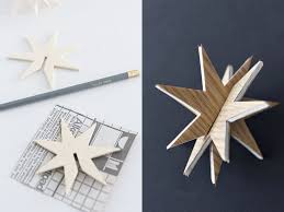 3d Sterne Zum Stecken Diy Weihnachten Holz Holz Basteln Weihnachten Weihnachten Holz