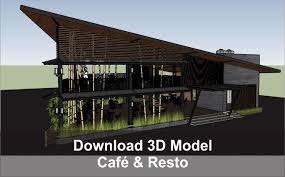 Jurnal penelitian usaha jasa desain interior bangunan : Download 3d Cafe Dan Restoran Referensi Arsitektur Arsitektur Restoran Desain Arsitektur