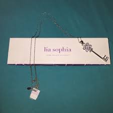 Adorable Lia Sophia Key Necklace Key Necklace Lia Sophia Necklace