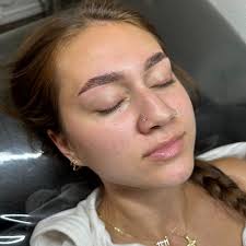 Brow lamination and tint transformation results