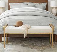 Bedroom benches and ottomans at every style for any budget. Bedroom Benches End Of Bed Seating Storage Benches Pottery Barn