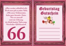 Gutscheine Geburtstag 66 Jahre Kostenlos