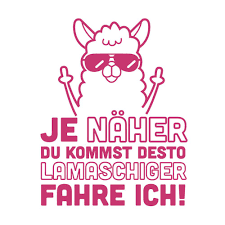 Autoaufkleber Lama Lustig Je Naher Du Kommst Sticker Shocker Fun Provokation Auto Aufkleber Aufkleber Lustig