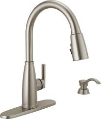 single handle pull down kitchen faucet