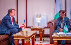 Tinubu meets US Ambassador, restates commitment to democracy
