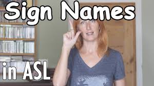 Spell people's names or other proper nouns, such as places or organization names that do not have a designated asl sign. How Do I Sign A Name In Asl Viewer Q A Youtube