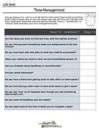 This Activity Challenges Students To Take A Closer Look At How They Spend Their Day And How They Manage Thei Time Management Life Skills Time Management Skills