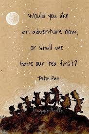 Print Lost Boys Quote Decor Tea Art Wall Art 5x7 Peter Pan Tea Art Quote Decor Boy Quotes