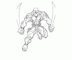 He has little to live, so he is sent to a secret experimental program and. Deadpool Coloring Pages Coloring Home