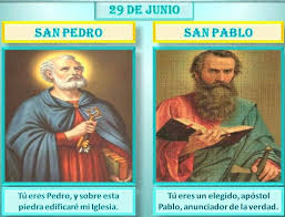 Celebrar la festividad de san pedro y san pablo constituye para el fiel creyente un motivo para dar gracias a dios por habernos regalado a estos la devoción del pueblo a pedro y pablo, columnas de la iglesia, está muy arraigada en nuestra localidad. 7 Ideas De San Pedro Y San Pablo Apostoles San Pablo Catolico