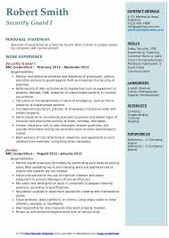 Check spelling or type a new query. Security Guard Resume Samples Qwikresume