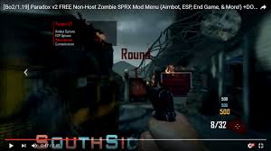 According to all the guides i have read you can. Outdated Bo2 1 19 Paradox V2 Free Non Host Zombie Sprx Mod Menu Aimbot Esp End Game More Download Cabconmodding