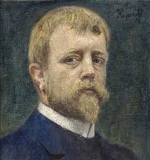 Portrait of the Actress Laura Gundersen by Hans Heyerdahl