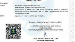 Check spelling or type a new query. Beredar Foto Sk Menkumham Sahkan Pendirian Badan Hukum Tagar2019prabowopresiden Banjarmasin Post