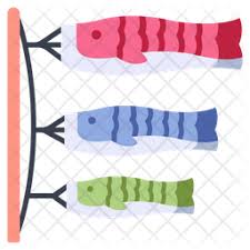 Download Free Koi Fish Flag Flat Icon Available In Svg Png Eps Ai Icon Fonts