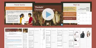 The father of malcolm and donalbain. Gcse Macbeth Characters Resource Pack Teacher Made