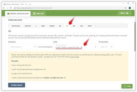 Add An Spf Record Support One Com Dns Records How To Be Outgoing Email Spoofing