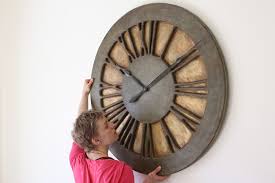 Get 5% in rewards with club o! French Wall Clock In Shabby Chic Style Handmade Hand Painted