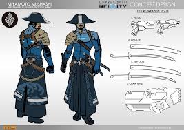 Miyamoto Musashi S New Outfit Alternate Infinity Art Infinity The Game Concept Art Characters Miyamoto musashi's extermination of a monster. outfit alternate