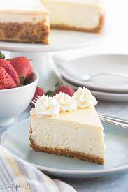 Use a good quality cream cheese for best results. The Best Baked Vanilla Cheesecake Recipe Cheesecake Recipe No Sour Cream Cheesecake Recipes Vanilla Cheesecake Recipes