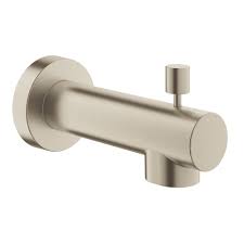 Luxury showerheads, tub faucets, and body sprays from grohe. Grohe Concetto 5 In Tub Spout In Brushed Nickel 13366en0 The Home Depot
