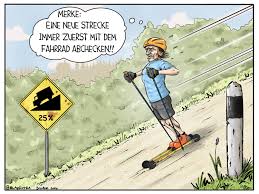 Start tracking with a single click and sportler works seamlessly in the background, tracking your speed, altitude, distance, route and more. Cartoon Vorsicht Vor Gefallstrecken Xc Ski De Langlauf