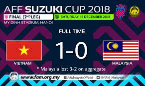 Keputusan malaysia vs vietnam 16.11.2018. Fa Malaysia On Twitter 2018 Aff Suzuki Cup Final 2 Saturday 15 December 2018 Full Time Vietnam 1 0 Malaysia Nguyen Anh Duc 6 Malaysia Lost 3 2 On Aggregate Fam Harimaumalaya Affsuzukicup18 Https T Co Tsvrzhb5mv