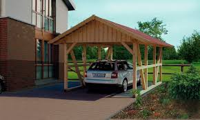 Holz Carport Skanholz Schwarzwald Einzelcarport Mit Dach Fachwerk Carport Vom Spielgerate Fachhandler