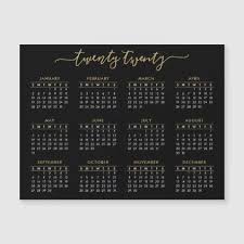 Modern Script Black Gold 2020 Calendar Magnet Zazzle Com In 2021 Magnetic Calendar Magnetic Business Cards Planner Calendar