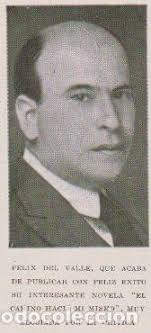 el novelista félix del valle