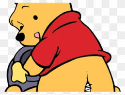 Winnie the pooh and honey pot svg, png, clipart, vector, digital download, design print for silhouette cameo and cricut machine. Winnie The Pooh Clipart Pooh Eating Honey Transparent Background Png Download 3420414 Pinclipart