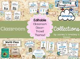 Travel themed bathroom decor travel inspired shower curtains. Travel Theme Classroom Decor Editable By Learning Is Something To Treasure
