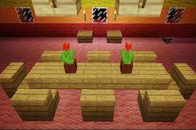 Looking for some cool minecraft furniture ideas to build a awesome looking dining room, check this out for some help!! Minecraft Dining And Living Room Furniture Tanisha S Craft