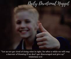 Daily Devotional Nugget