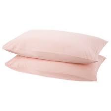 Dvala Pillowcase Light Pink King Ikea