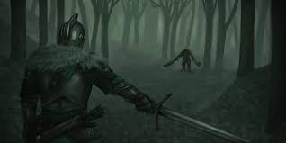 Shaded Woods Illustration Dark Souls 2 Retratos