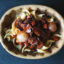 Deb Perelman S Mushroom Bourguignon Recipe On Food52 Recipe On Food52 Mushroom Bourguignon Food 52 Stuffed Mushrooms