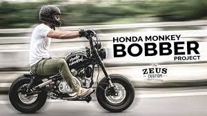 The Jaak Project By Zeus Custom Honda Monkey 125 Honda Bobber Honda Grom Honda