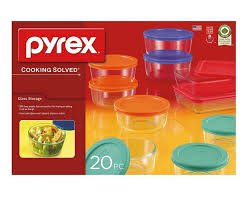 Pyrex Glass Storage Set 20 Piece Food Containers Bowls W Lids Bakeware Kitchen Pyrex Glass Food Storage Glass Storage Glass Food Storage Containers