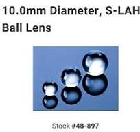 New Edmund Optics P/N 48-897 10mm Diameter, S-LAH79 Ball Lens | eBay