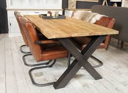 Salesfever esszimmerstuhl (set, 2 stück), mit wabensteppung auf der rückseite. Esszimmerstuhl Nevada Buffelleder Metall Von Hsm Collection Gunstig Bestellen Skanmobler