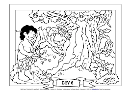 Day 4 creation coloring page. Level 1 Coloring Pages Archives My Wonder Studio