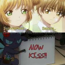 Cardcaptor Sakura Oh Now Kiss Cardcaptor Sakura Cardcaptor Sakura Card