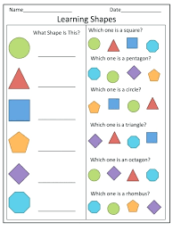 Shapes homework for preschool experience on our website. Learning Shapes Worksheets Worksheet Grade 9 Mathematics Questions Answers Practice Algebra Sample Formula Kind Math Pentagon Preschool Sumnermuseumdc Org
