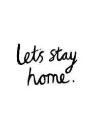 Lets Stay Home Huruf Lukisan Huruf Kutipan