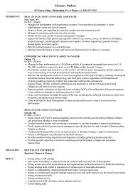 Haven't found the job you are looking for? Real Estate Asset Manager Resume Samples Velvet Jobs