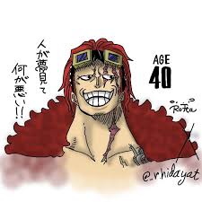 Eustass Captin Kid Age 40 Original Fanart By Rofta 55 Colored By R Hidayat One Piece Comic Anime Background One Piece