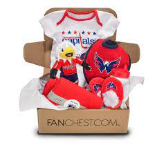 Capitals Baby Gift Box Capitals Onesie Baby Apparel Fanchest Baby Gift Box Washington Capitals Washington Capitals Gifts